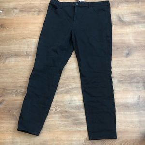 Womens black high rise jeggings size 20